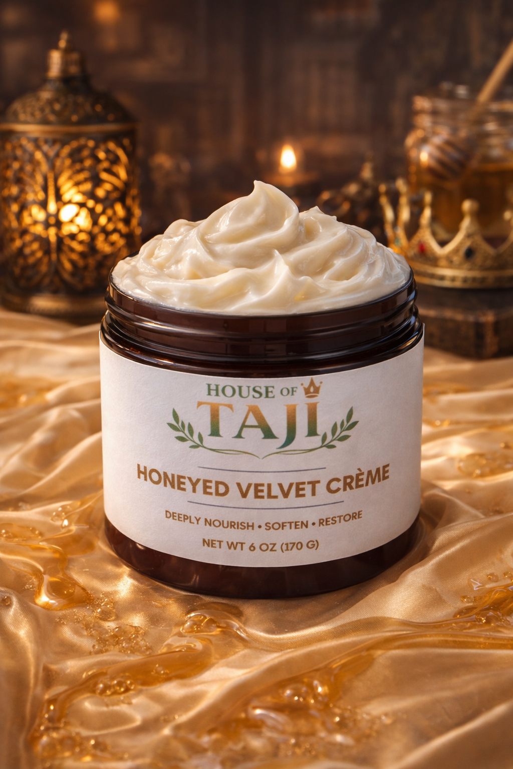 Honeyed Velvet Crème    Nourishing Body Butter for Dry Skin