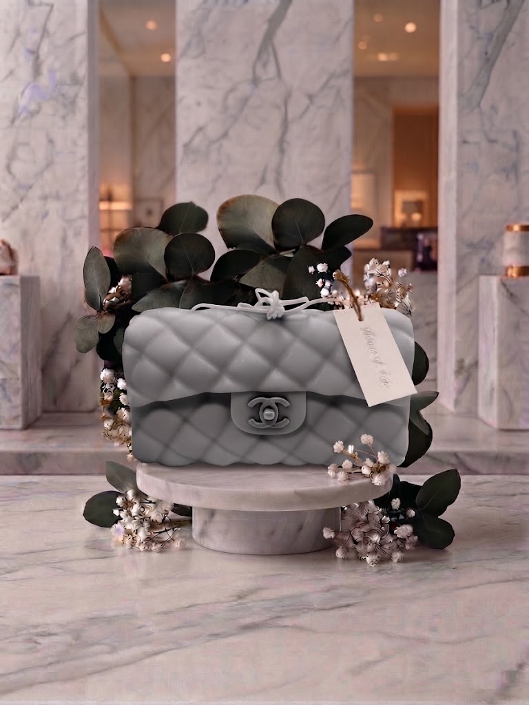 House of Taji – Chanel-Inspired Large Quilted Handbag Candle